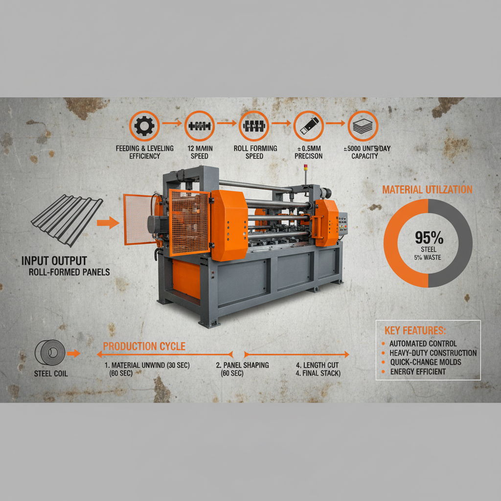 Industrial Roofing Machine for High Efficiency Metal Construction