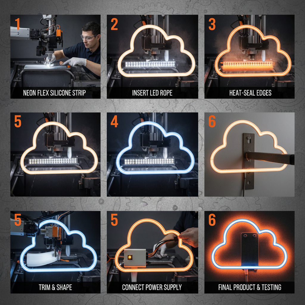 Innovative Interior Design with Neon Led Cloud Light Technology