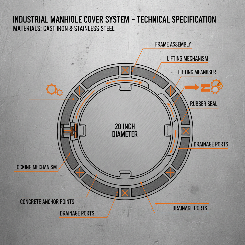 High Quality 20 manhole cover for Urban Infrastructure Safety