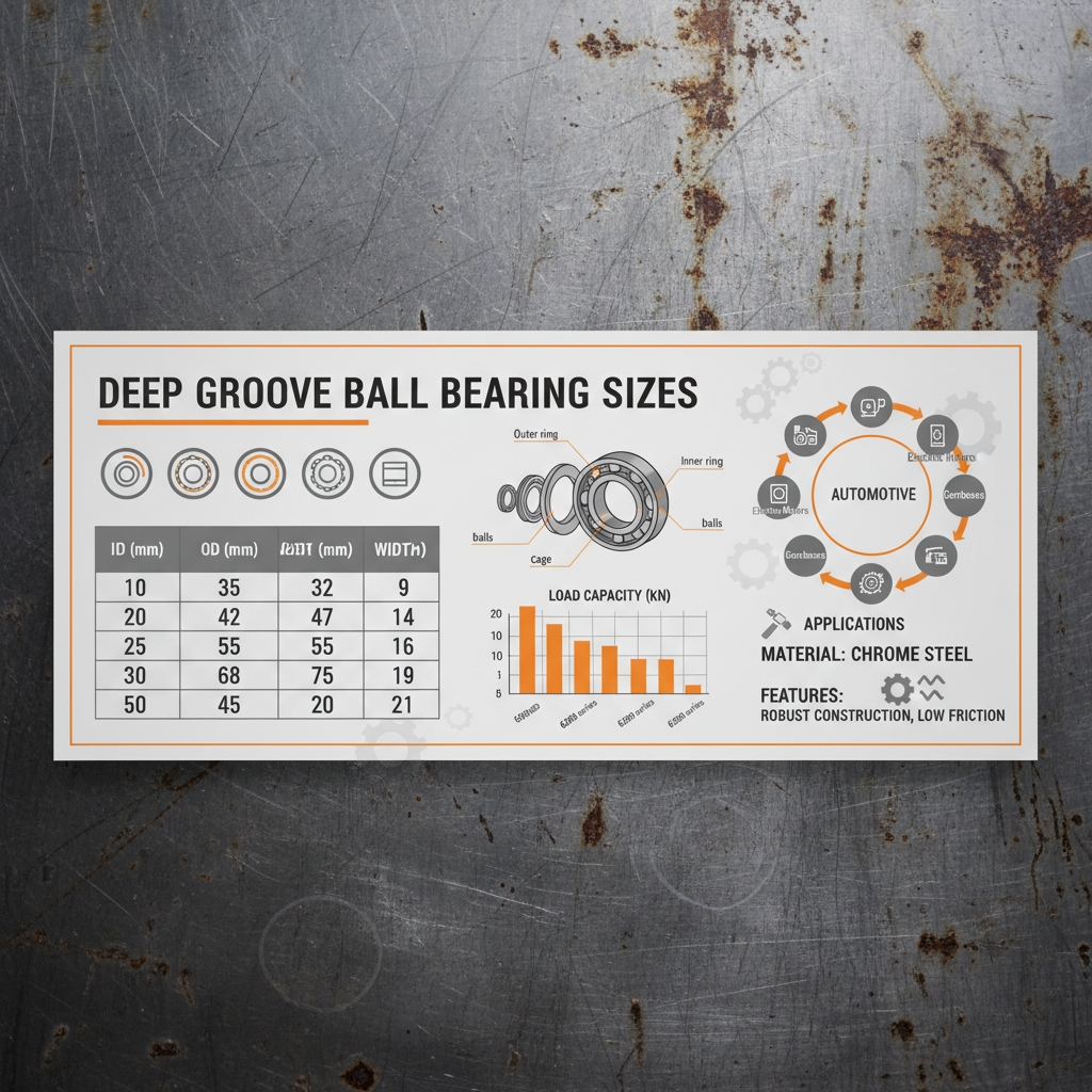 Guide to Choosing the Right deep groove ball bearing sizes