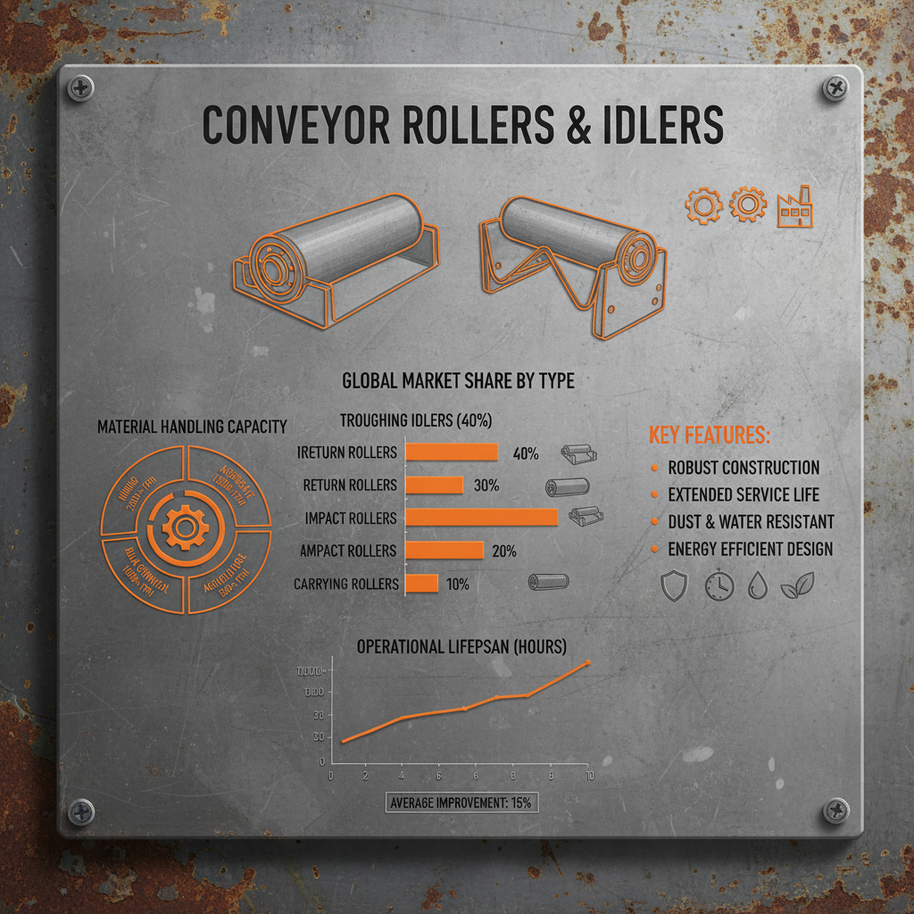 High Performance conveyor rollers and idlers for Industrial Systems
