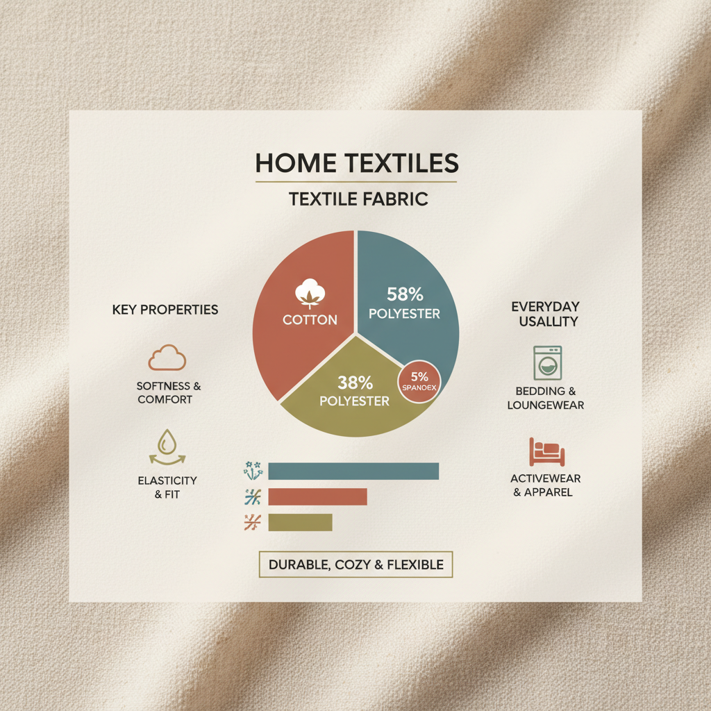 Performance Benefits of 57 cotton 38 polyester 5 spandex Fabric