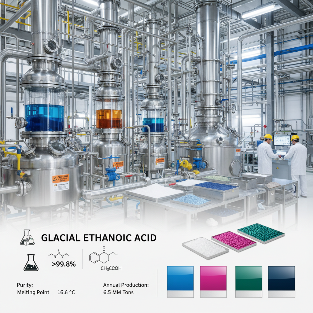 Industrial Applications and Purity of Glacial Ethanoic Acid