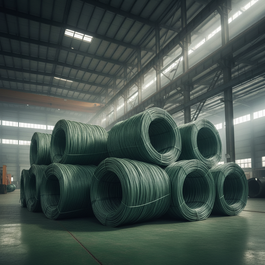 Industrial Grade Green Galvanised Wire for Durable Fencing