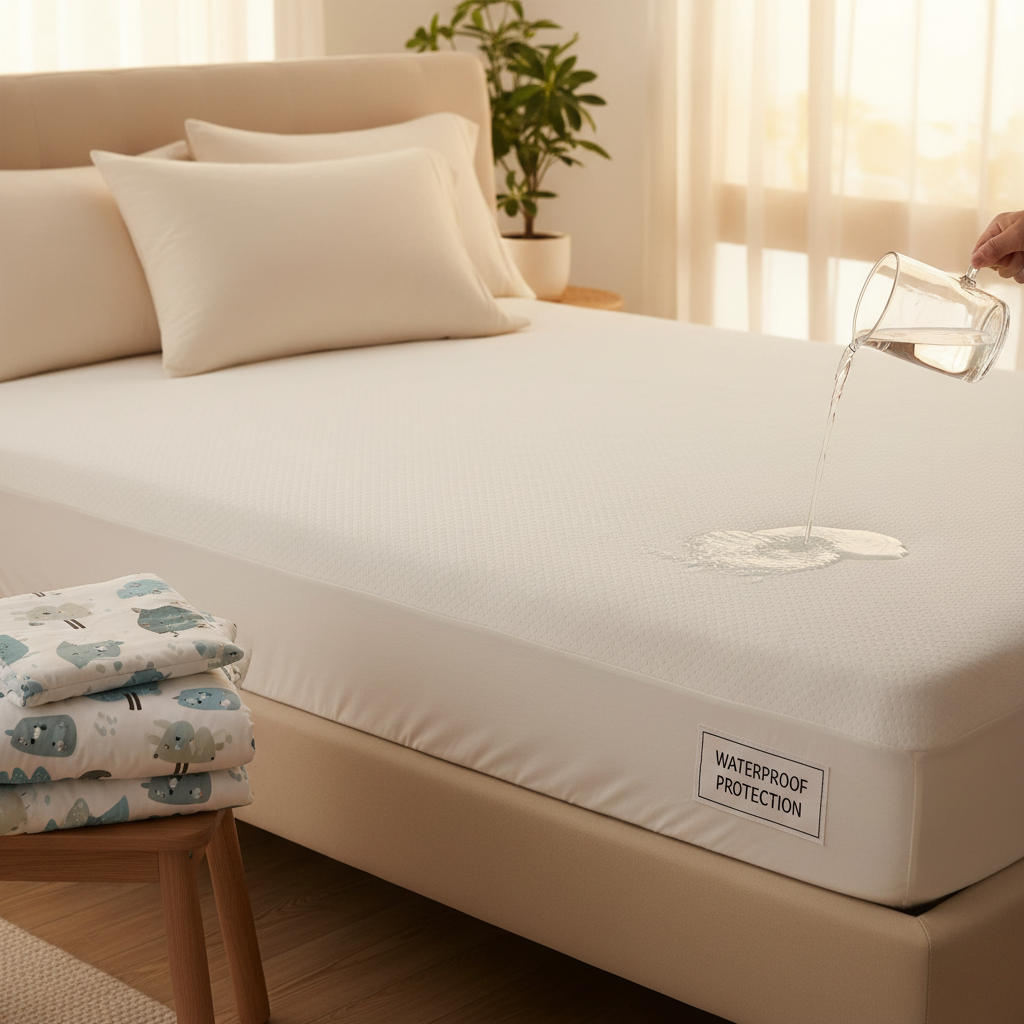 Premium waterproof mattress cover for home and hotel hygiene