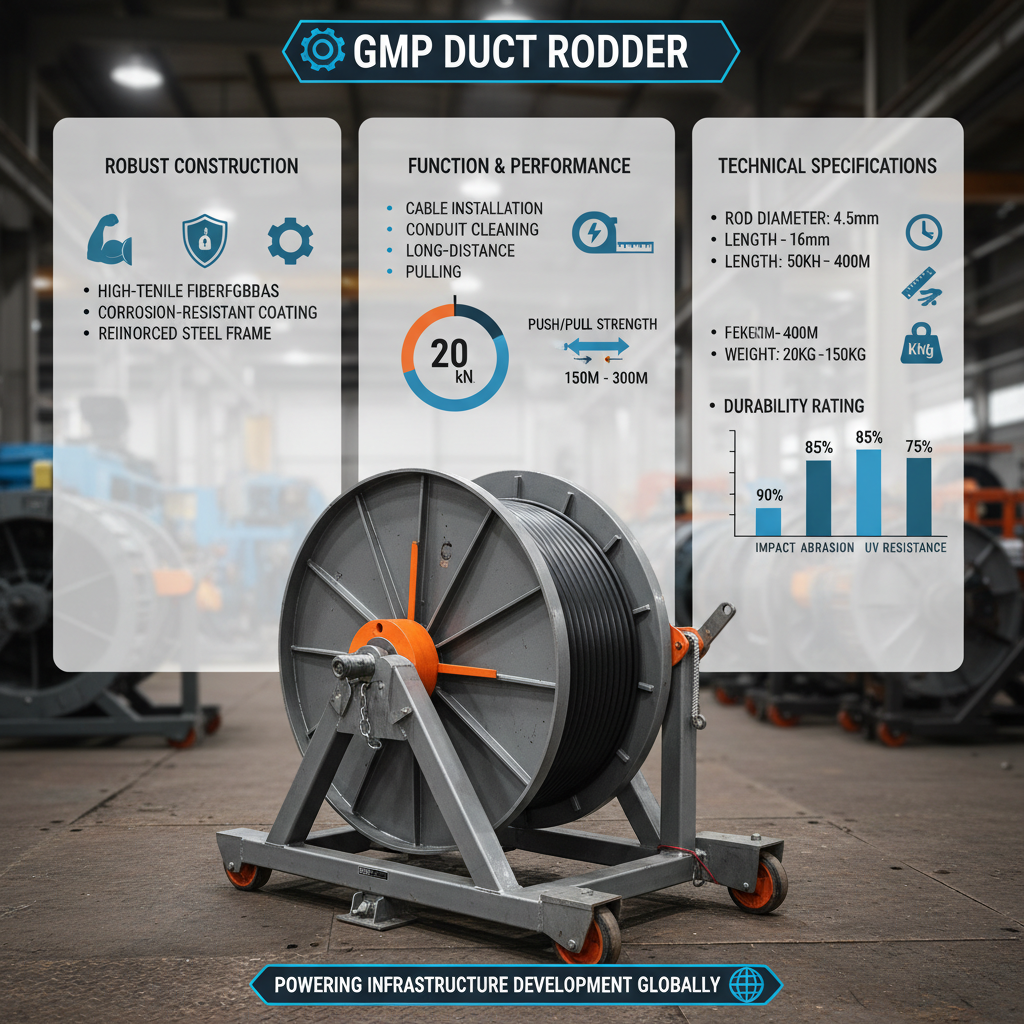 Efficient Conduit Navigation with the Professional GMP Duct Rodder