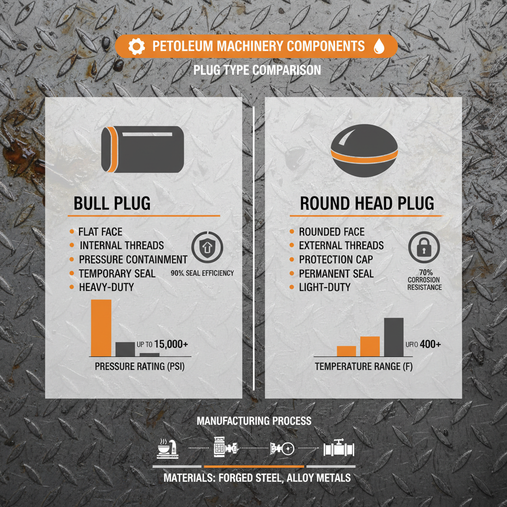 Comparing Bull Plug vs Round Head Plug for Oil and Gas Piping