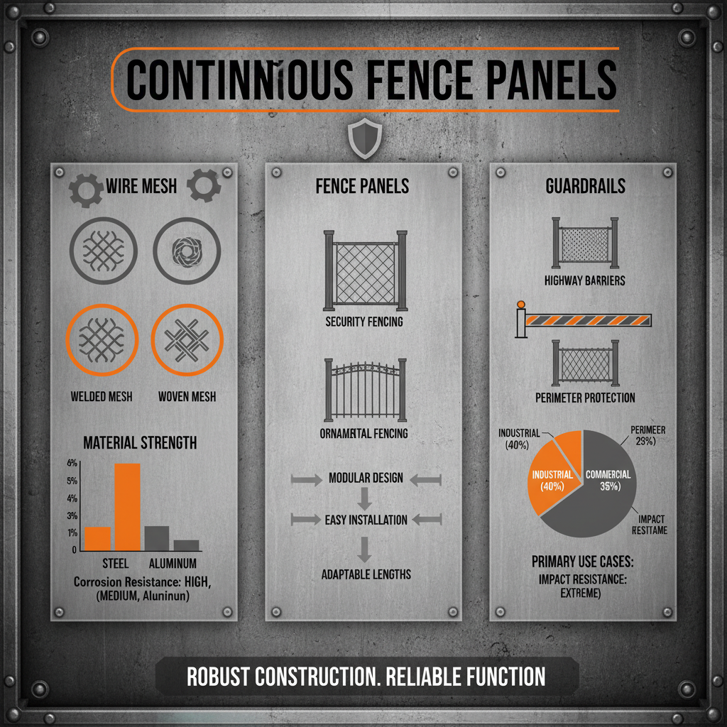 High Strength Industrial Security continuous fence panels Guide