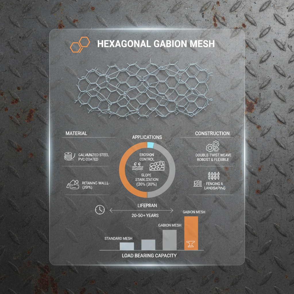 Sustainable Erosion Control Using Hexagonal Gabion Mesh Systems