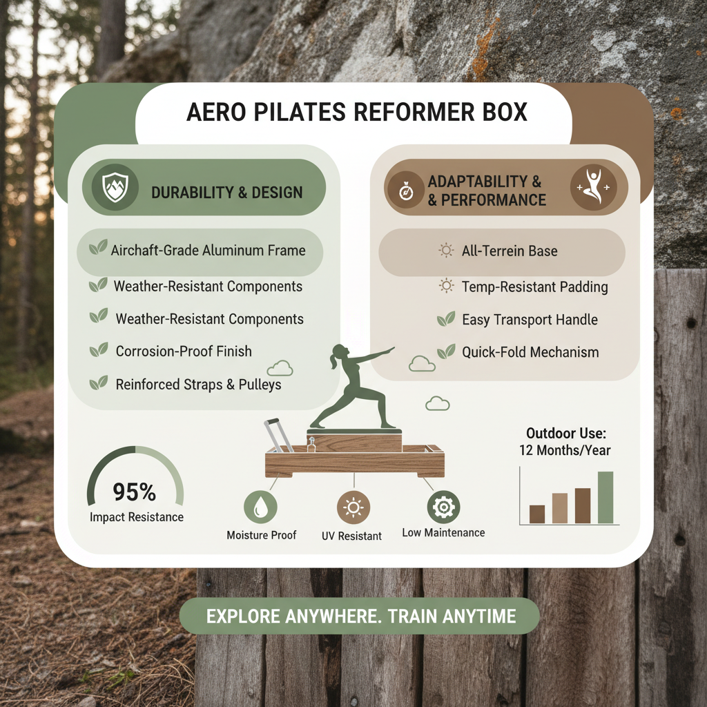 Professional Aero Pilates Reformer Box for Core Strength and Balance