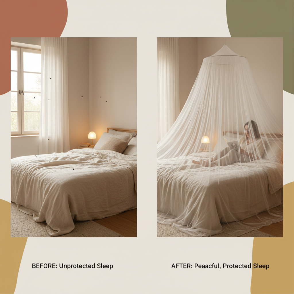 High Quality Durable Mosquito Mesh for Bed and Health Protection