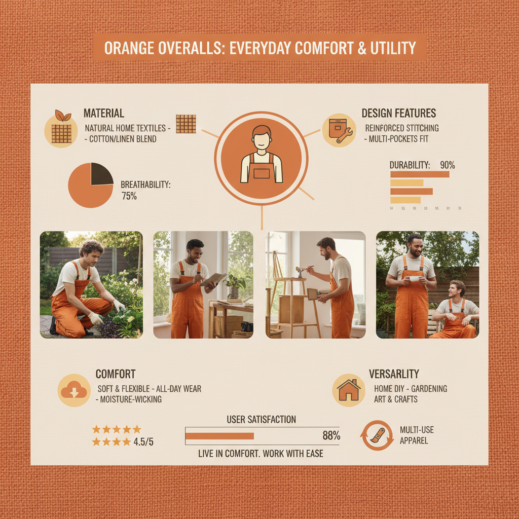 Premium Manufacturing of Orange Overalls