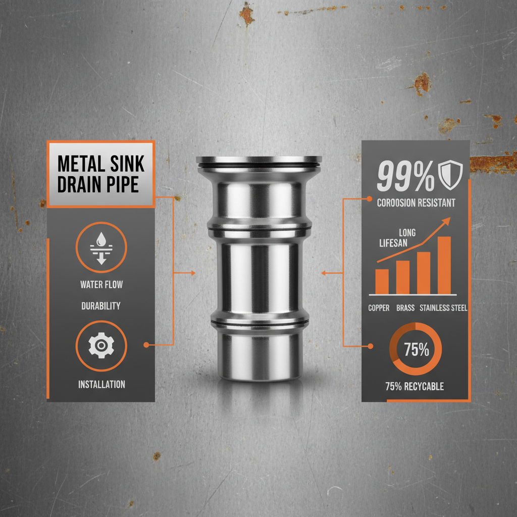 High Quality Metal Sink Drain Pipe for Durable Plumbing Solutions