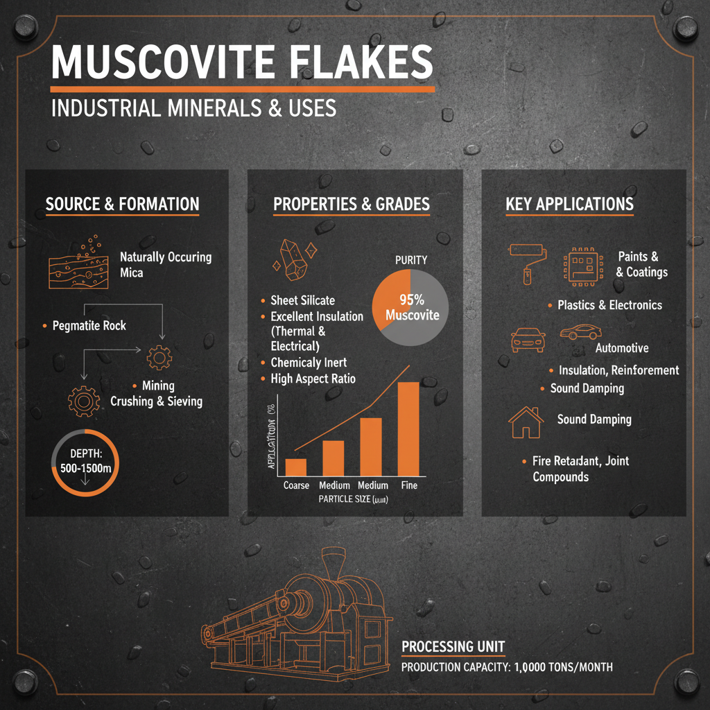 Industrial Applications and Benefits of High Purity muscovite flakes