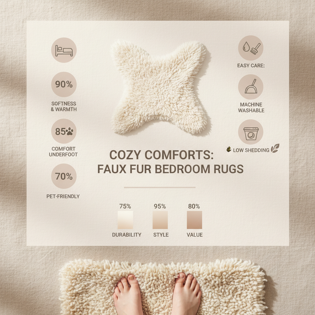 Luxury Faux Fur Rugs for Bedroom Comfort and Interior Design