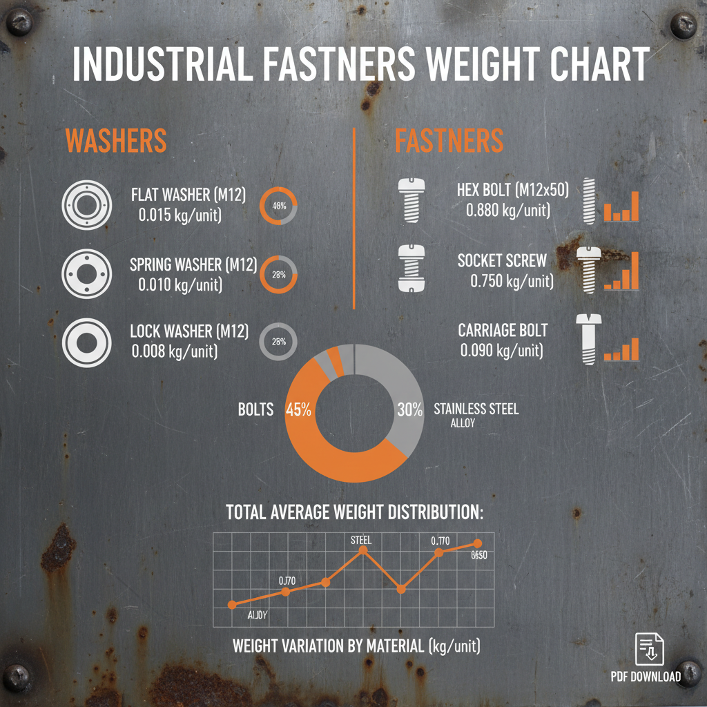 Industrial Guide to Using a Fasteners Weight Chart PDF for Projects