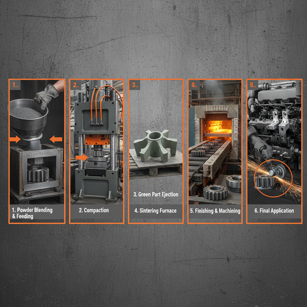 Automotive Manufacturing with powder metallurgy process application