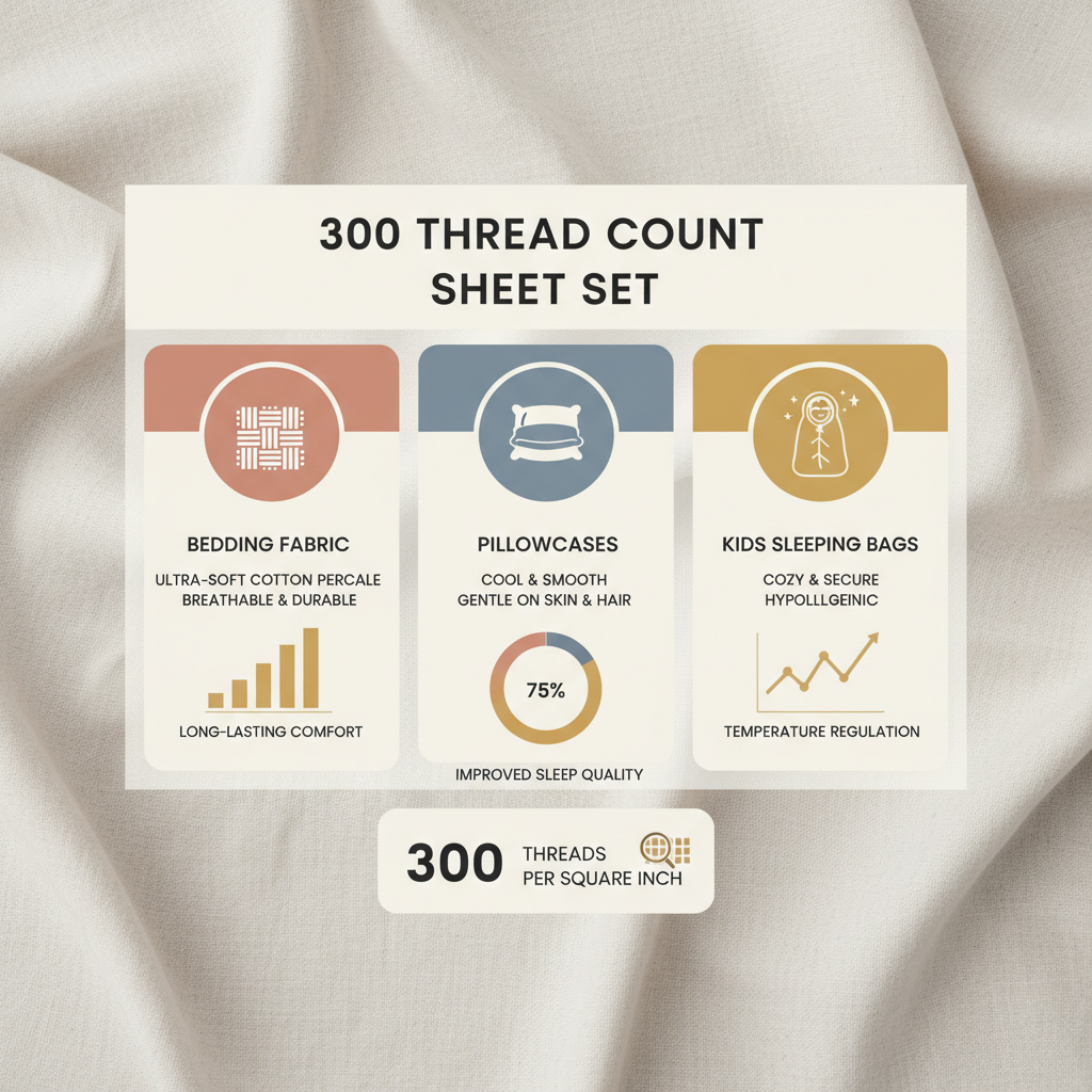 Benefits of Using a 300 thread count sheet set for Better Sleep