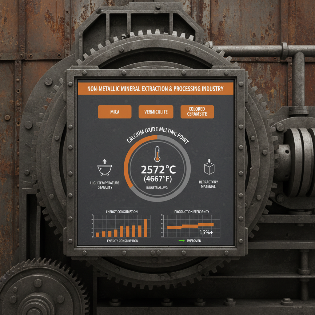 Industrial Significance of the Calcium Oxide Melting Point