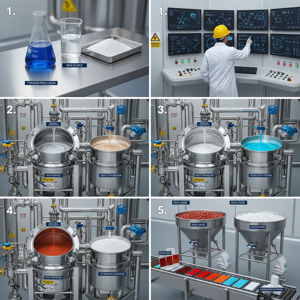 Industrial Applications of Iron Oxide Titanium Dioxide Blends