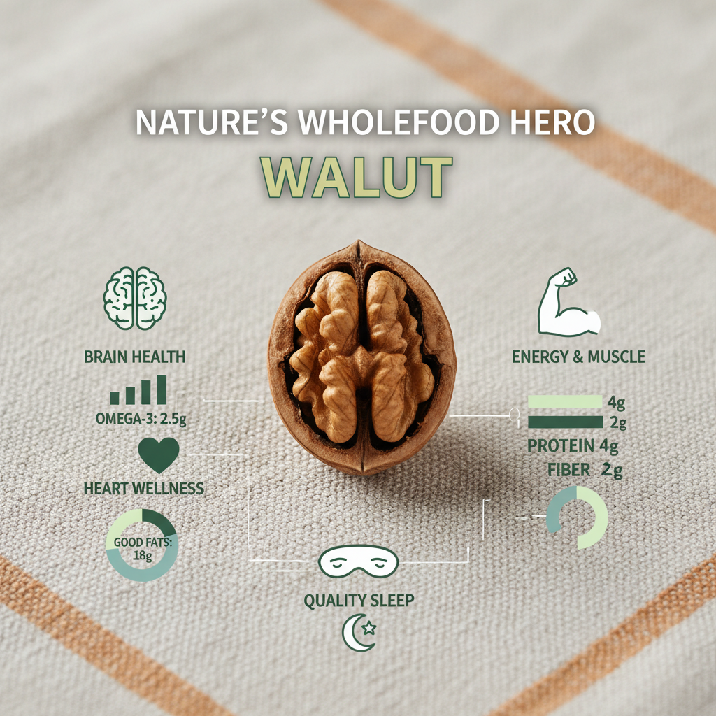 Industrial Processing and Nutritional Value of a walnut