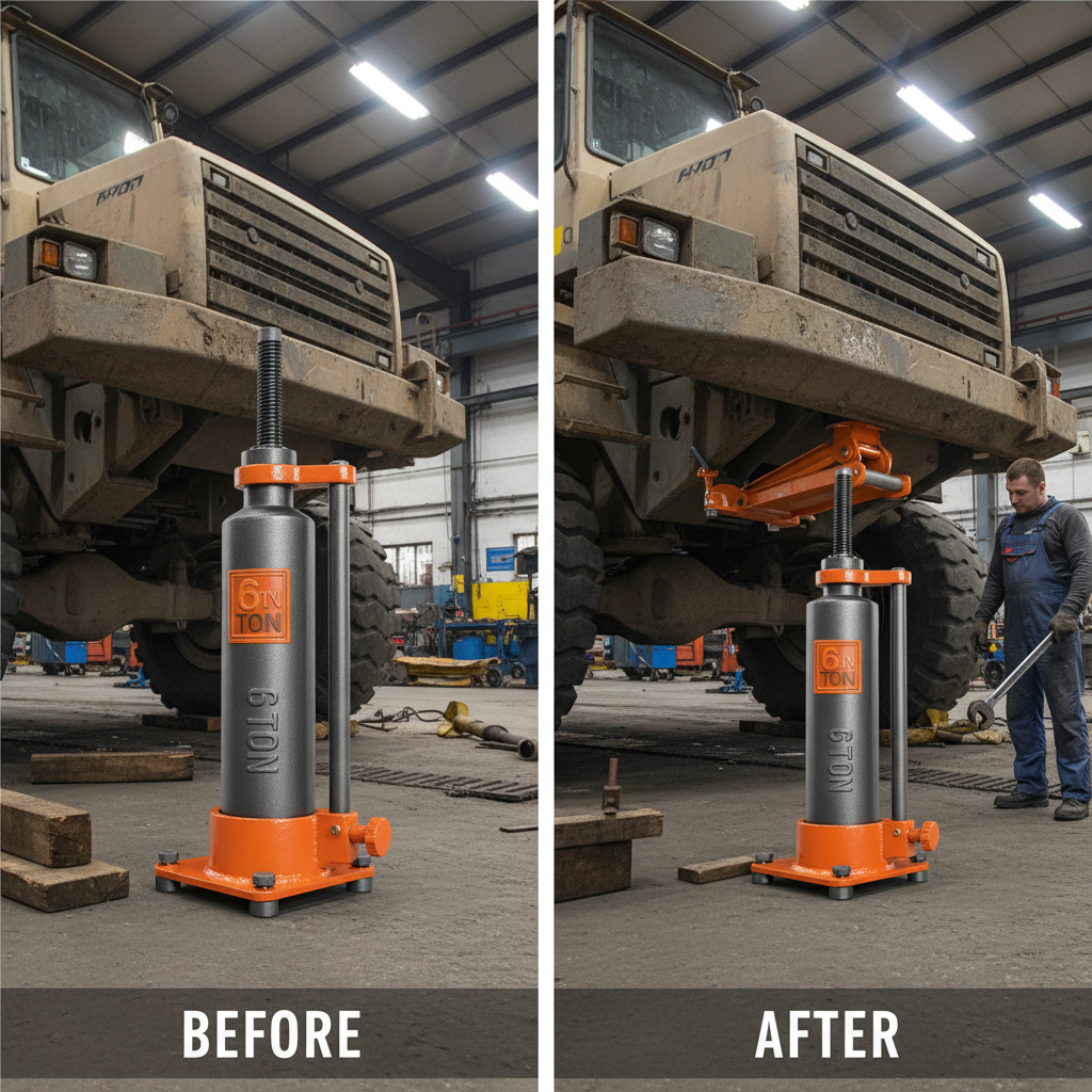 Professional Heavy Duty Car Jack 6 Ton for Automotive Maintenance