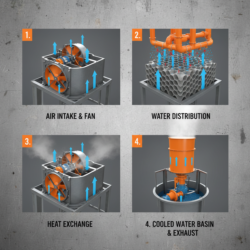 Efficiency and Benefits of Industrial Forced Draft Cooling Towers