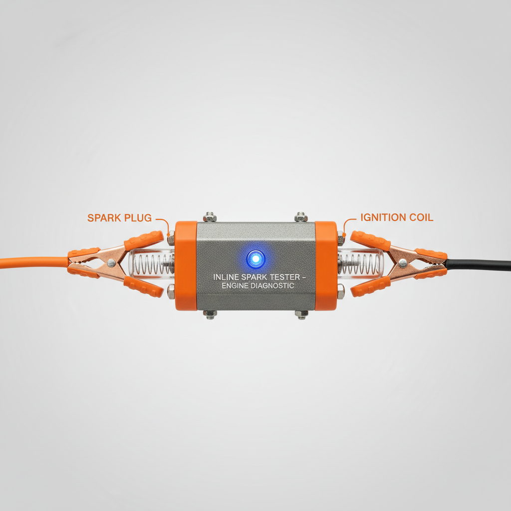 Professional Small Engine Inline Spark Tester for Ignition Diagnostics