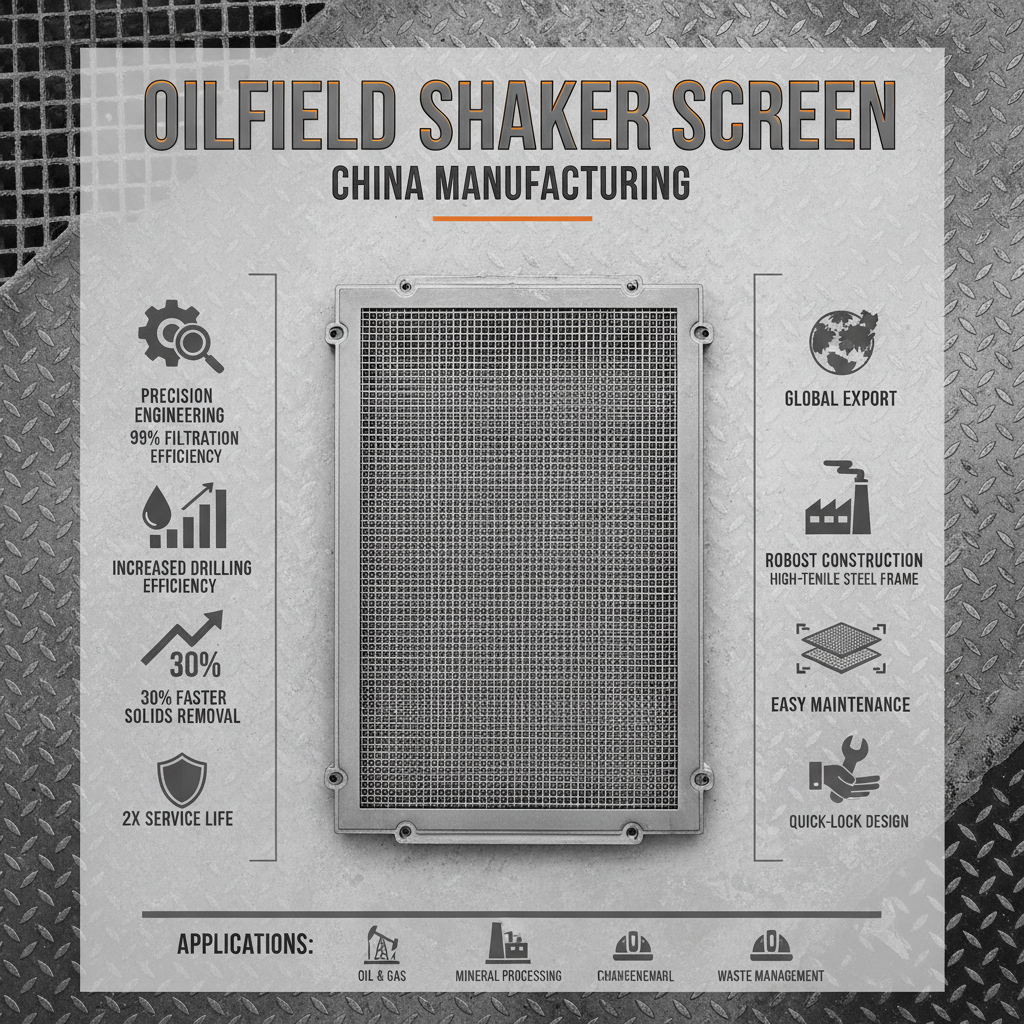 China Oilfield Shaker Screen