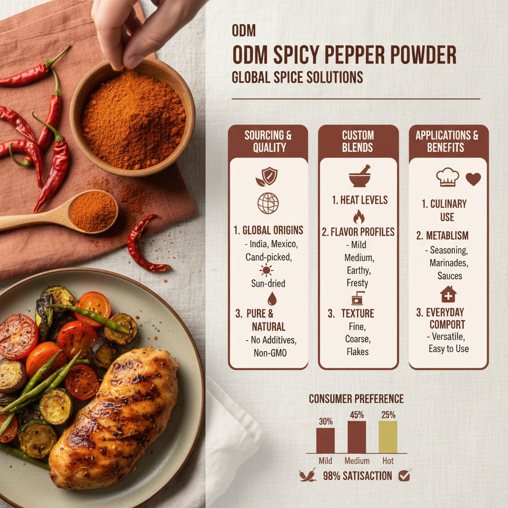 odm spicy pepper powder