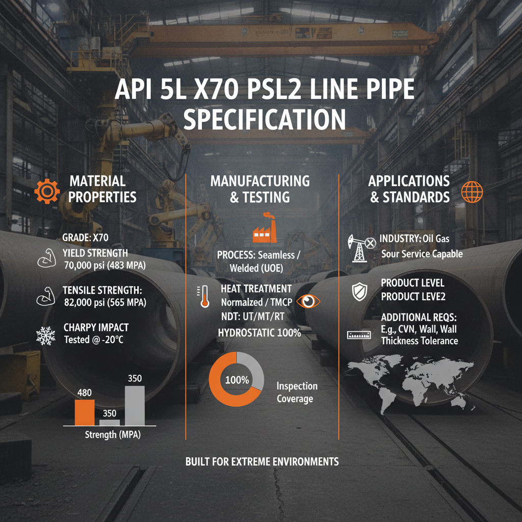 api 5l x70 psl2 specification