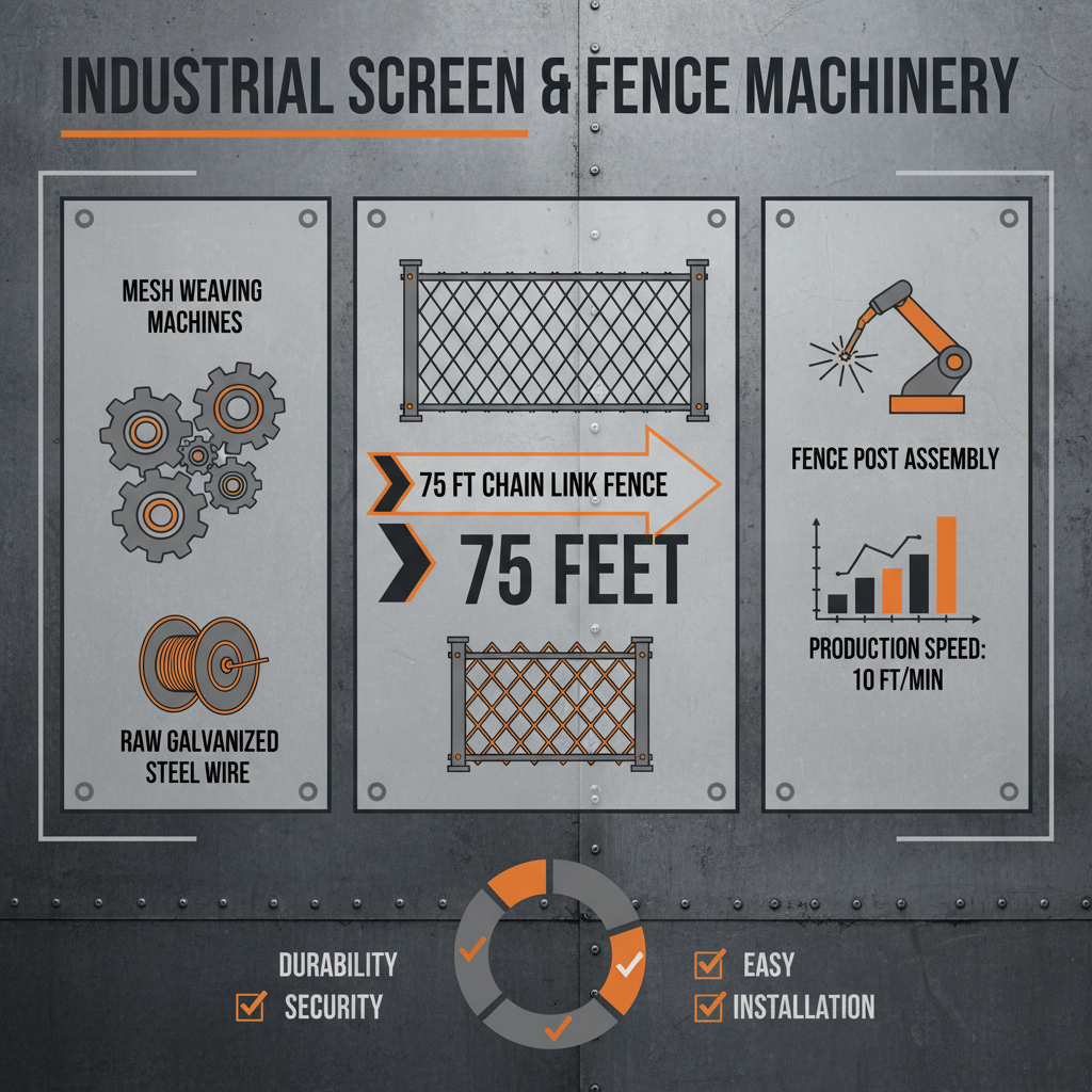 75 ft chain link fence