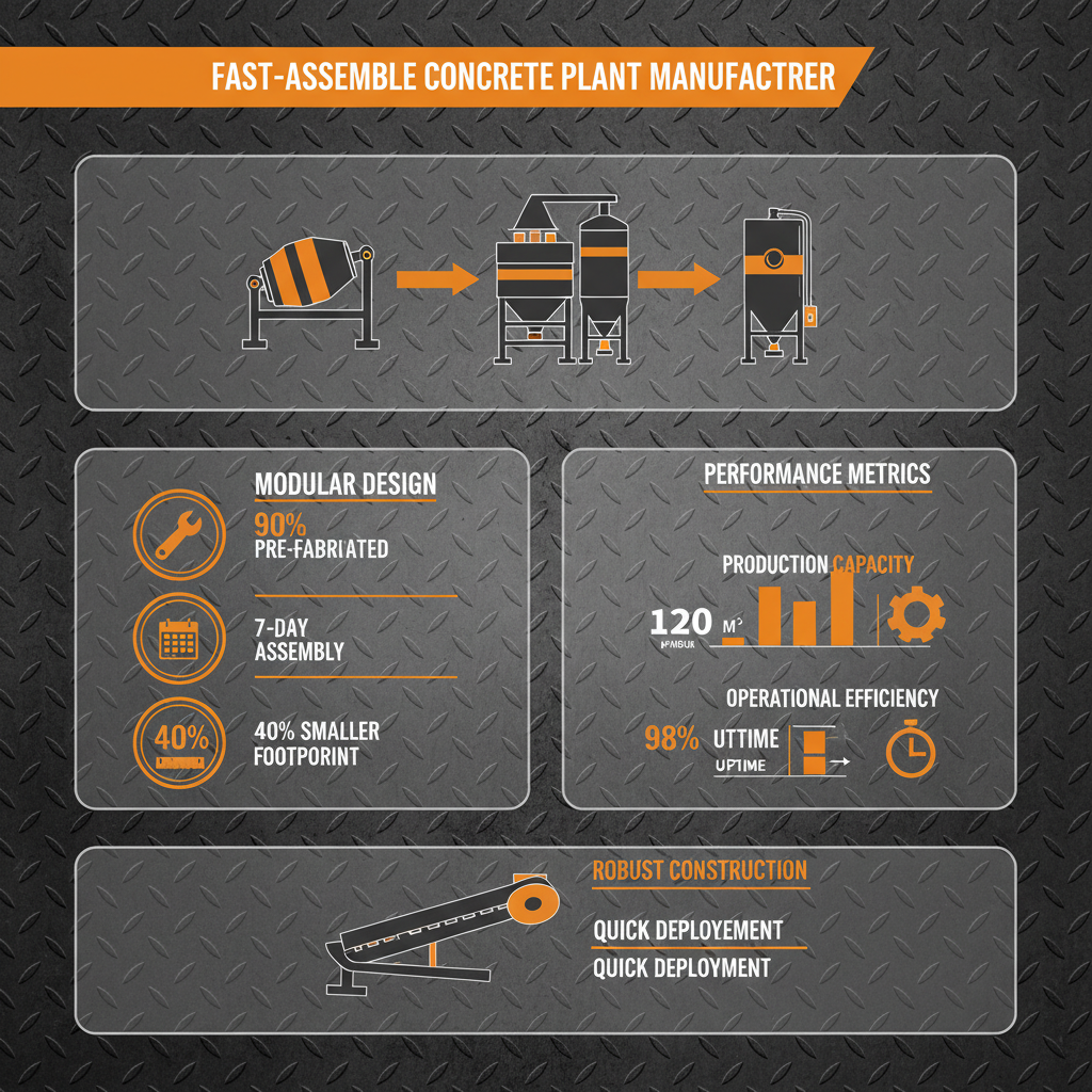 fast-assemble concrete plant manufacturer