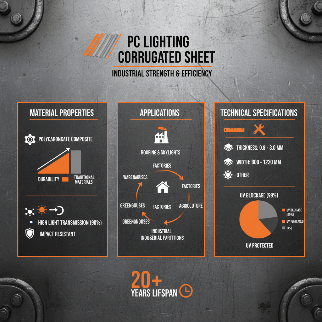 PC Lighting Corrugated Sheet