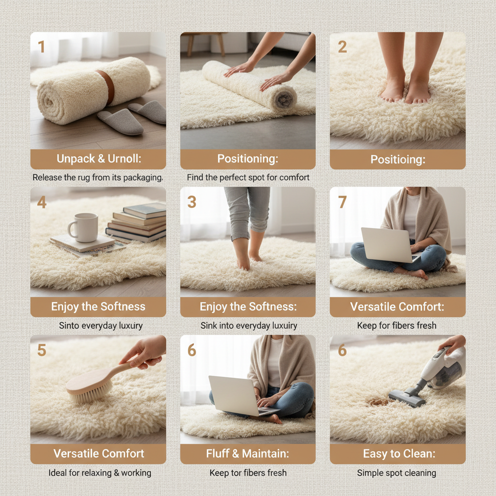 Industrial Grade Faux Sheepskin Rugs