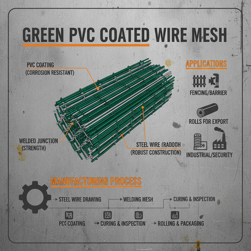 Premium EcoFriendly Green PVC Coated Wire Mesh