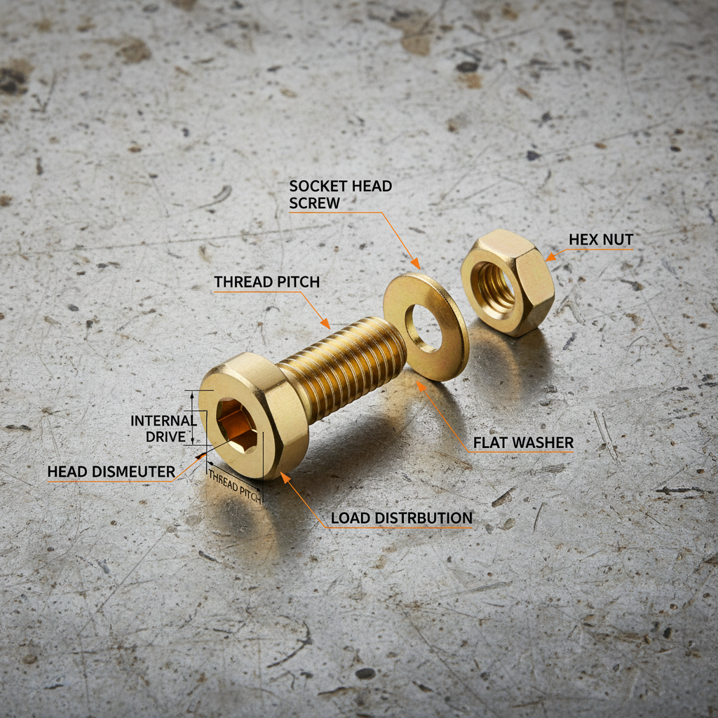 Precision Engineered Brass Socket Head Screws