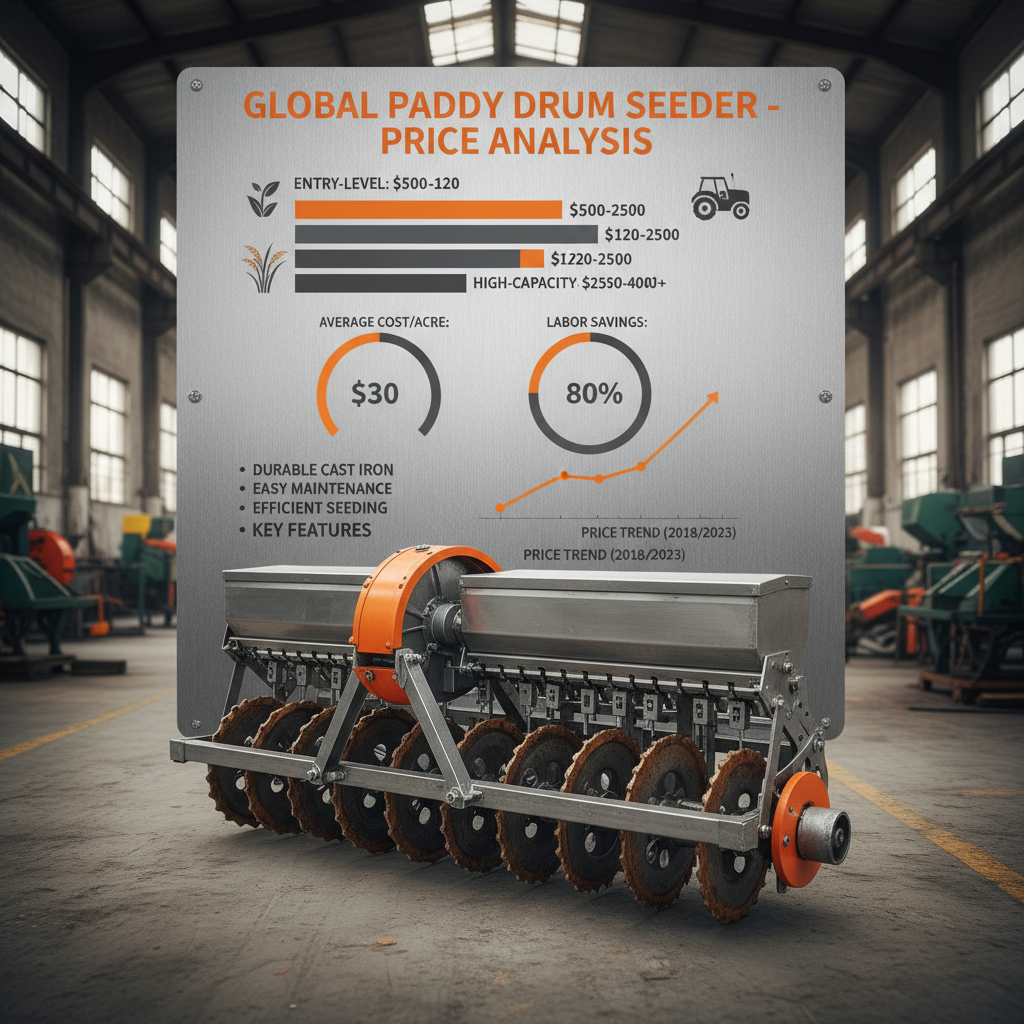 Guide to Choosing the Best paddy drum seeder machine price