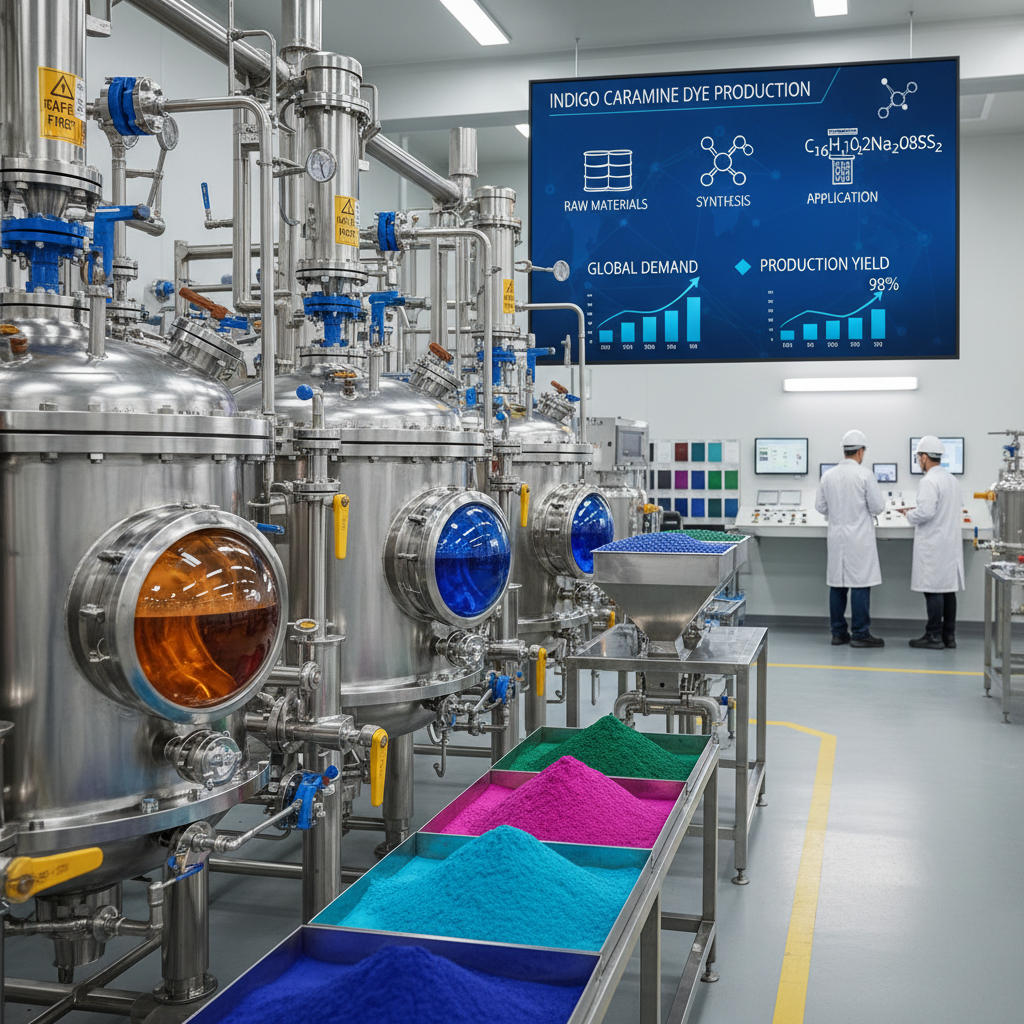 Industrial Applications and Benefits of indigo carmine dye