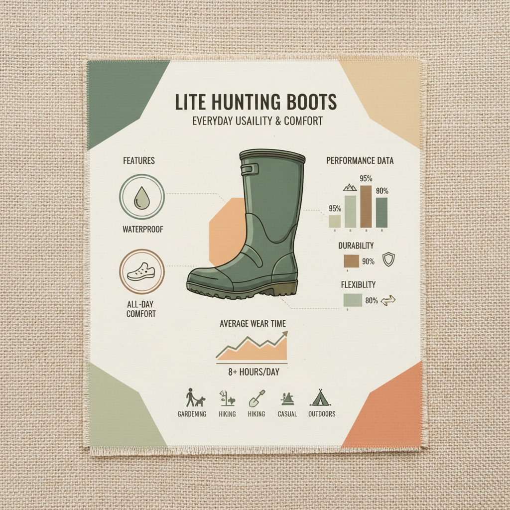 High Performance Lite Hunting Boots for Rugged Outdoor Terrain