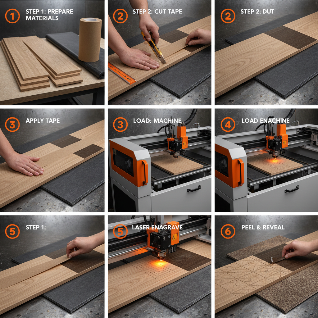 Professional Paper Masking Tape for Laser Engraving Guide