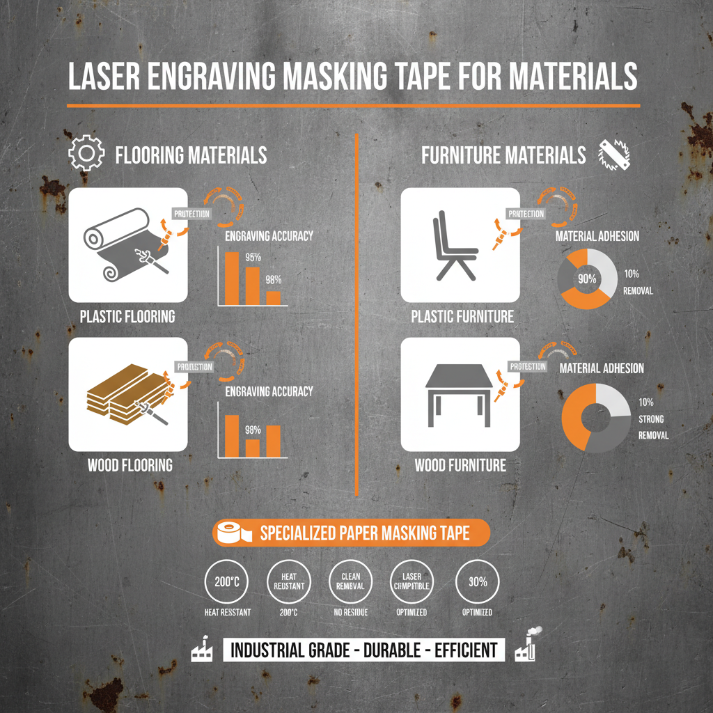 Professional Paper Masking Tape for Laser Engraving Guide