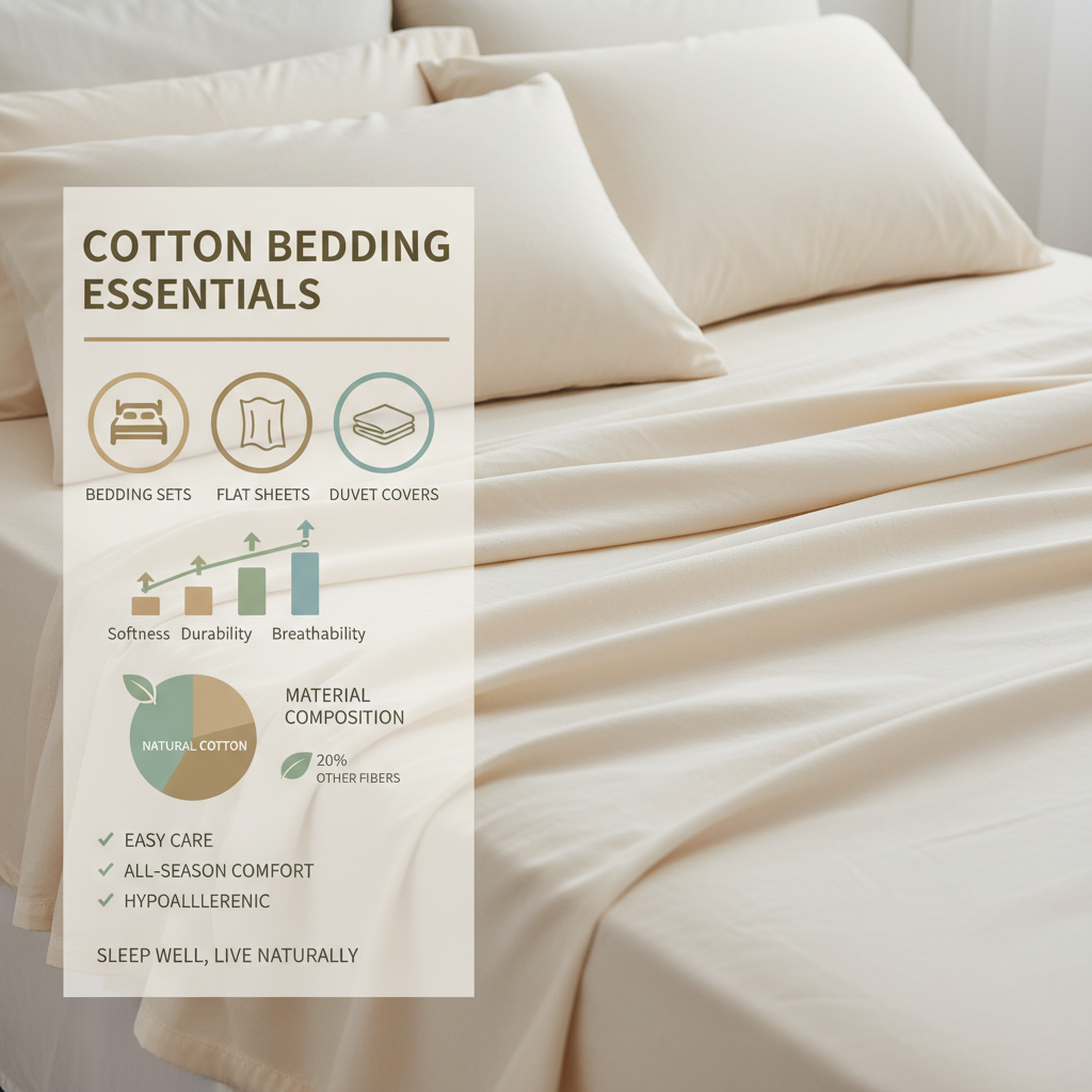 Premium Cotton Bed Sheets for Better Sleep and Comfort