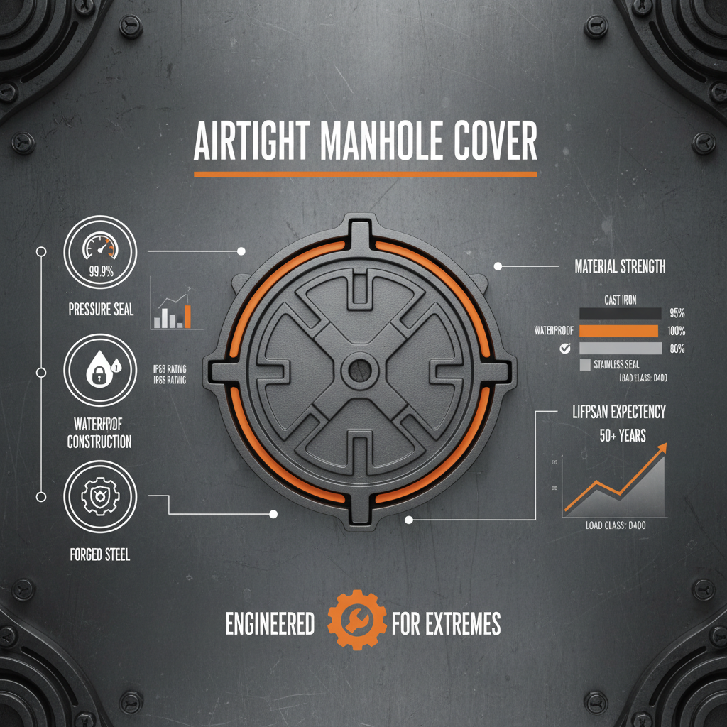 High Performance Airtight Manhole Cover for Urban Infrastructure