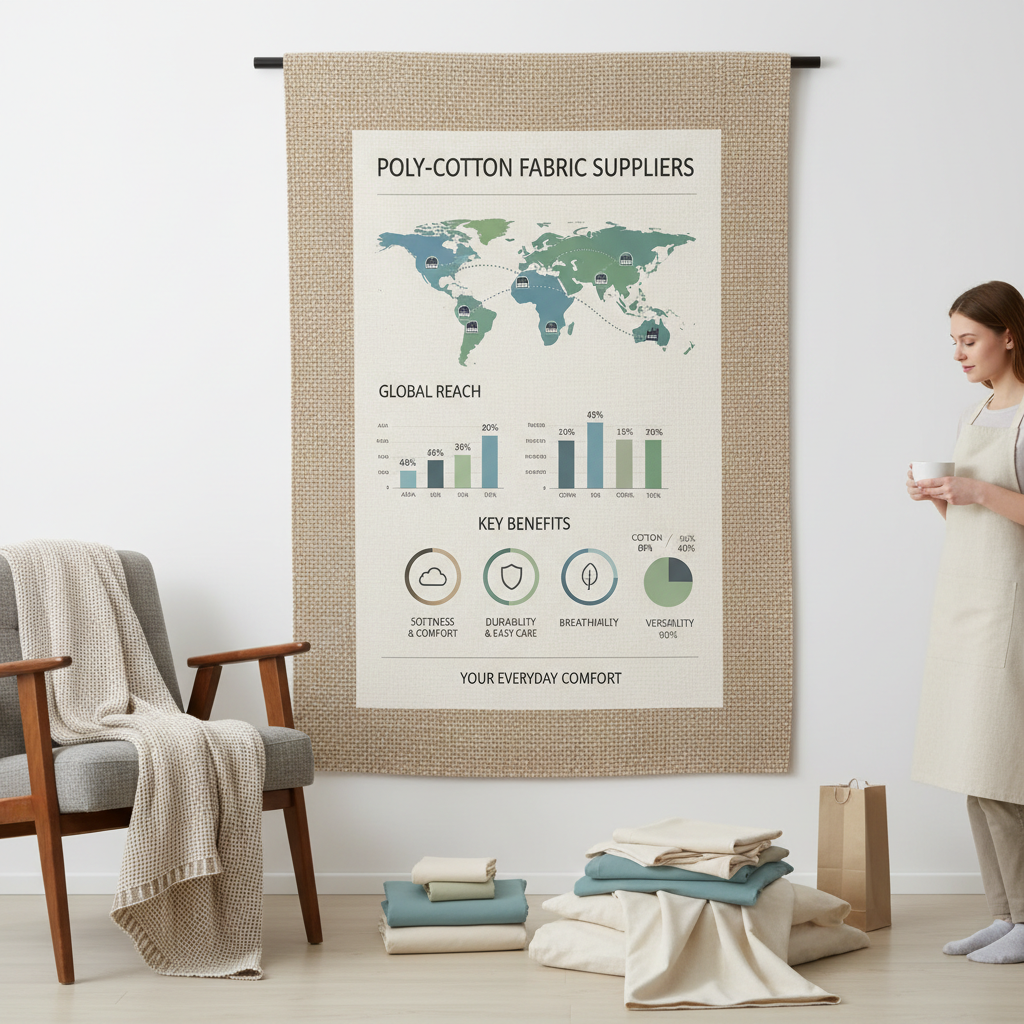 Top Poly Cotton Fabric Suppliers for High Performance Textiles