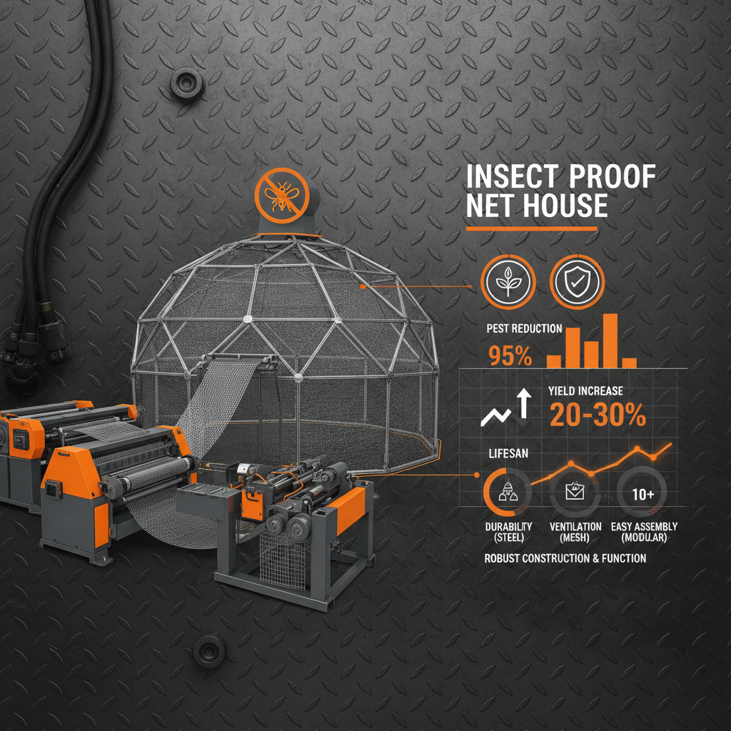 Sustainable Crop Protection with Insect Proof Net House