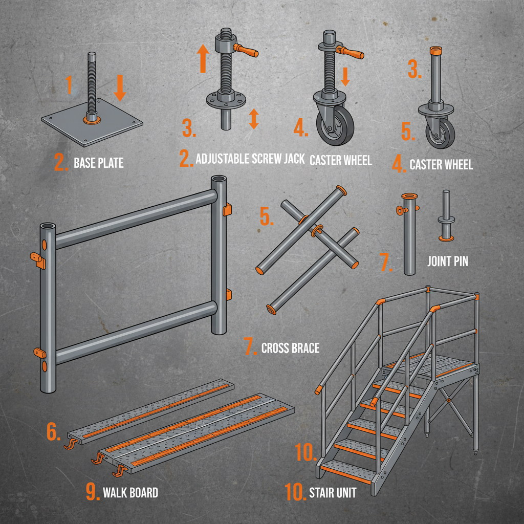Guide to Essential Parts of H Frame Scaffolding for Stability