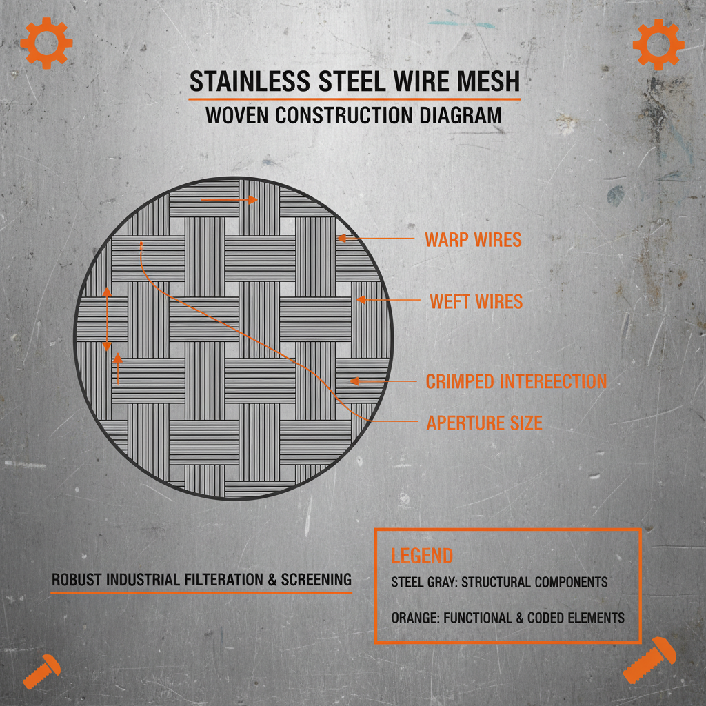 Industrial Stainless Steel Wire Mesh for Filtration and Security