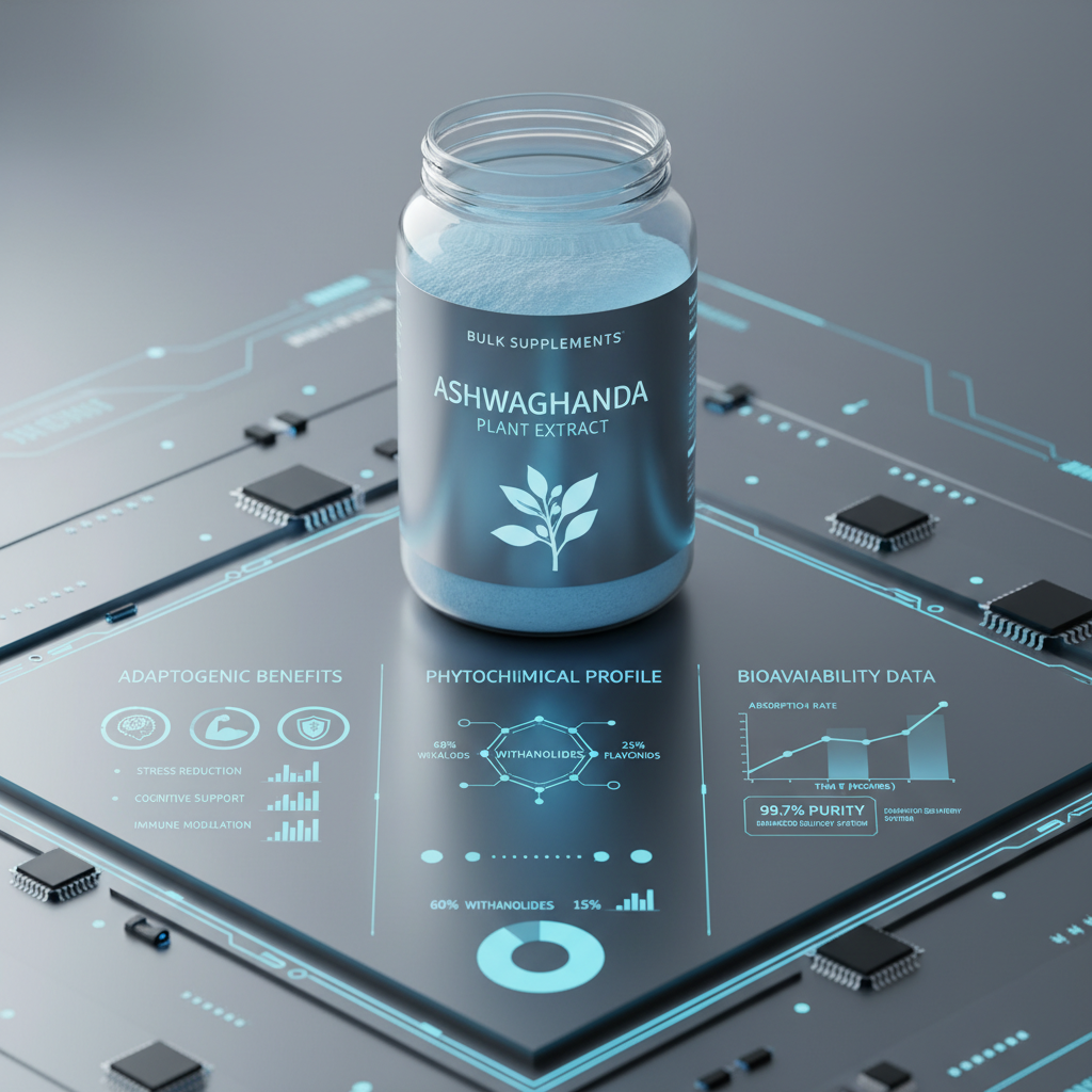 Bulk Supplements Ashwagandha for High Quality Nutraceuticals