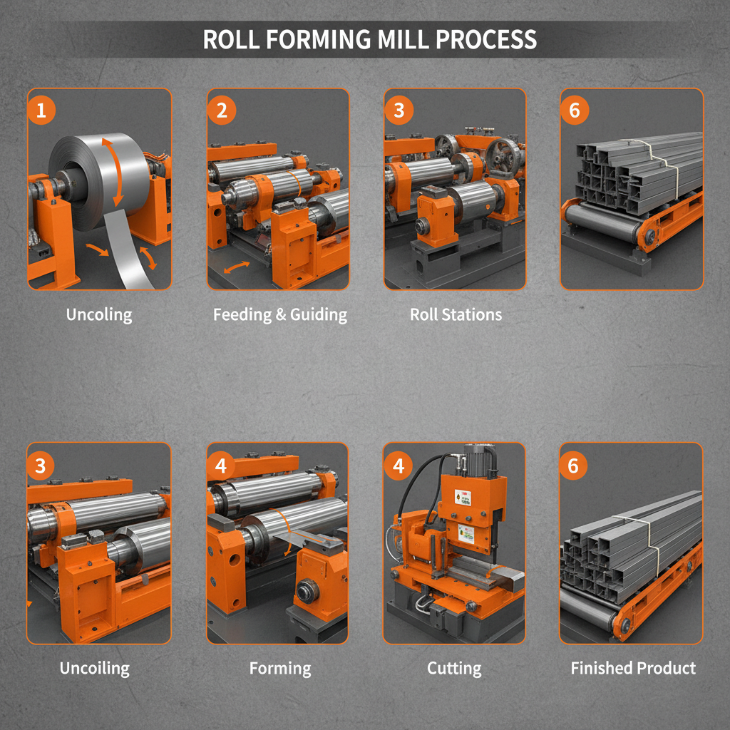High Efficiency Roll Forming Mill for Industrial Production